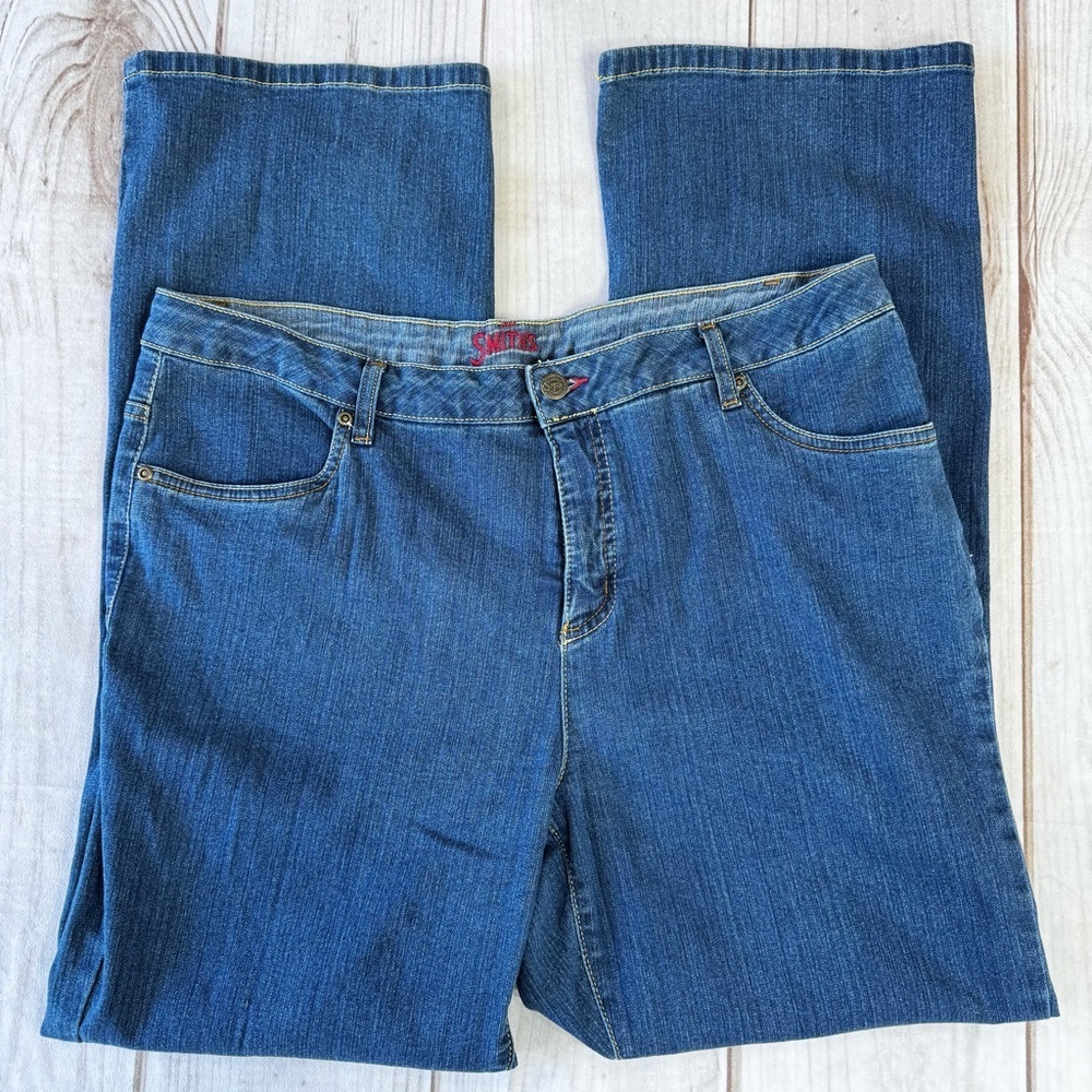 Smith’s Dungarees Straight Leg Jeans Lightweight Medium Wash Denim 16W